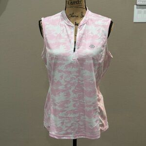 Women's Pink Sleeveless Top